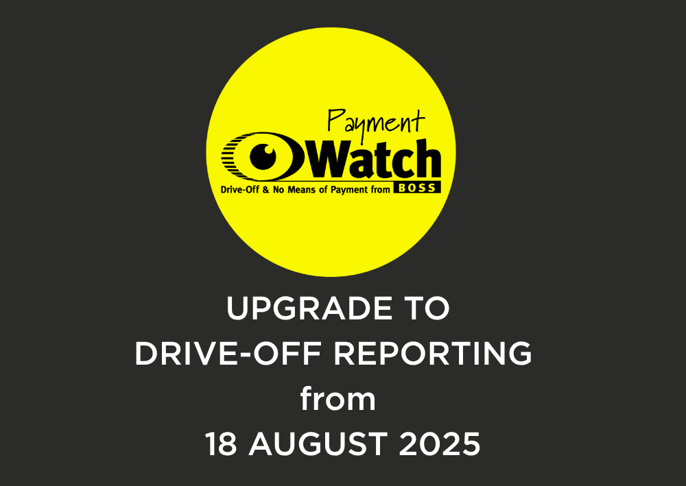 Upgrade to Payment Watch Drive-Off Reporting Upgrade to Payment Watch Drive-Off Reporting